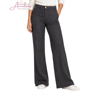 Zizo Broek Patti 30.315 wide pinstripe-grey Zizo Broek Patti 30.315 wide pinstripe-grey